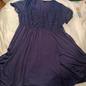 Torrid Navy Midi Dress